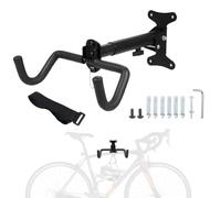 Geevorks Soporte de Pared Para Bicicleta,Soporte Bicicleta Pared Giratorio,Ángulo y Distancia Ajustables,Carga máx. 30-50kg, con Acolchado Suave