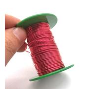 Geeyu Alambre de bobinado de imán esmaltado de cobre de 0,09 mm, 0,27 mm y 0,4 mm(OD 0.38mm)