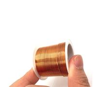 Geeyu Alambre de cobre esmaltado QA-1/155 for bobinado, de 0,9 mm, 0,21 mm y 0,65 mm, calibre 38, 40, 18 y 22 AWG, utilizado en experimentos de ciencias físicas.(0.85mm 10Meter)