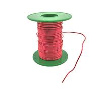 Geeyu Alambre de cobre rojo Qa-1/155 for bobinas de 0,85 mm, 0,18 mm y 0,13 mm, con imán de cobre esmaltado, de 41 AWG, 38 AWG y 44 AWG, utilizado en la producción de transformadores.(OD 0.12mm)