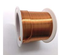 Geeyu Bobina de cobre esmaltado de 0,08 mm, 1 mm, 0,12 mm y 0,15 mm, con imán de cobre, alambre de cobre esmaltado de utilizado en experimentos de ciencias físicas.(0.25mm 20Meter)