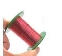 Geeyu Bobina de cobre magnética de 0,55 mm, 1 mm y 0,7 mm, alambre de cobre esmaltado de alambre de cobre rojo Qa-1/155, utilizado en experimentos de ciencias físicas.(OD 0.6mm)