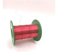 Geeyu Cable de bobinado magnético esmaltado de 1 mm, 0,04 mm, 0,8 mm y 0,23 mm, alambre de cobre rojo de 40 AWG, 26 AWG y 24 AWG, Qa-1/155, utilizado en la producción de transformadores.(OD 0.4mm)