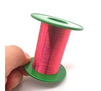 Geeyu Cable de cobre esmaltado de 0,21 mm, 0,04 mm y 0,43 mm, bobinado, calibre 22, 24, 18 y 44 AWG, Qa-1/155, utilizado en experimentos de ciencias físicas.(OD 0.85mm)
