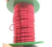Geeyu Cable de cobre esmaltado de 0,3 mm, 0,75 mm y 0,16 mm, alambre de bobinado magnético de alambre de cobre rojo Qa-1/155, utilizado en experimentos de ciencias físicas.(OD 0.16mm)