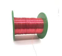 Geeyu Imán de bobinado de cobre esmaltado de 1,2 mm, 0,5 mm y 0,43 mm, alambre de cobre esmaltado de alambre de cobre rojo Qa-1/155(OD 0.14mm)