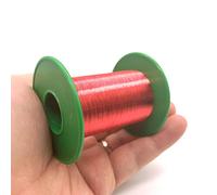 Geeyu Imán de bobinado esmaltado de 0,2 mm, 0,41 mm, 0,35 mm y 0,95 mm. Alambre de cobre esmaltado de 36 AWG, 38 AWG y 40 AWG. Alambre de cobre rojo Qa-1/155 for bobinas.(OD 0.03mm)