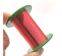 Geeyu Imán de bobinado esmaltado de 1 mm, 0,18 mm y 0,23 mm, alambre de cobre esmaltado de 28 AWG, 43 AWG, 32 AWG y 24 AWG, alambre de cobre rojo Qa-1/155 for inductores.(OD 0.9mm)