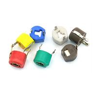 Geeyu ZHaonan-Condensadores 10pcs, Condensador Ajustable, 5p / 10p / 20p / 30p / 40p / 50p / 60p / 70p / 120p / PF, jml06-1-120p, plástico de capacitancia de la Variable de recortador