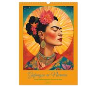 Gefangen in Normen. Frida Kahlo inspiriert. Flor de mi alma (Wandkalender 2027 D