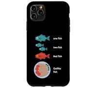 Gefilte Fish One Fish Two Fish Fish Parodia Cómica Judía Carcasa para iPhone 11 Pro MAX