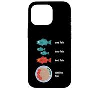Gefilte Fish One Fish Two Fish Fish Parodia Cómica Judía Carcasa para iPhone 16 Pro
