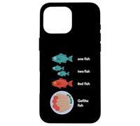 Gefilte Fish One Fish Two Fish Fish Parodia Cómica Judía Carcasa para iPhone 16 Pro MAX