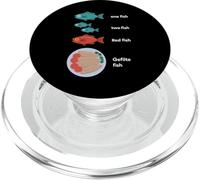 Gefilte Fish One Fish Two Fish Fish Parodia Cómica Judía PopSockets PopGrip para MagSafe