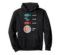 Gefilte Fish One Fish Two Fish Fish Parodia Cómica Judía Sudadera con Capucha
