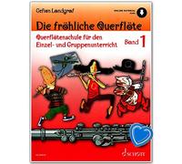 Gefion Landgraf - Flauta travesera para clases individuales y de grupo de Gefion Landgraf, con audio online y pinza para partituras