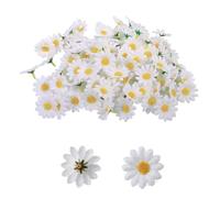 GEFIRE 100 Margaritas Artificiales 3.5-4cm para Bodas y Manualidades