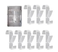 GEFIRE Ganchos Toalleros Radiador 8 Piezas Colgador Toalla Baño Colgadores Baño Toalleros de Baño Radiador Toallero TéRmico EléCtrico Para Todos los Radiadores Estándar (Transparente)
