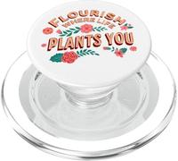 Gefloreihe wo dich das Leben pflanzt Vintage Design PopSockets PopGrip para MagSafe