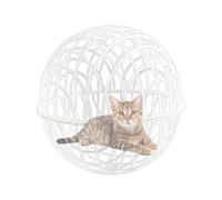 Geflügel Ball Gehege - Portabler Rundkäfig Für Hühner Mit Schutzstruktur, Praktischer Outdoor Futterbereich Für Kleine Tiere Mit Luftzirkulation Und Robustem Rahmen | Perfekt Für Kaninchen Enten Taube