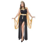 Gefomuofe Disfraz de mujer egipcia Cleopatra Cleopatra, disfraz de mujer egipcia, disfraz de reina, disfraz de mujer, disfraz sexy, disfraz de máscara, uniforme de fiesta, vestido de fiesta