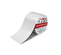 GEFONG Caucho de Butilo Resistente al Agua Cinta de Papel de Aluminio Largo 10m Ancho 10cm Cinta de Reparación para Conductos Techo Canal Interior y Exterior 1 Rollo