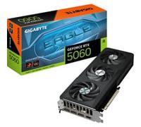 GeForce RTX 5060 EAGLE MAX OC 8G Tarjeta Gráfica - 8 GB GDDR7, 128 bits, PCI-E 5.0, frecuencia de núcleo 2550 MHz, 3 x DisplayPort, 1 x HDMI, NVIDIA DLSS 4, GV-N5060EAGLEMAX OC-8GD 1.0 128 bits, PCI-E