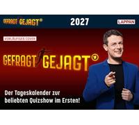 Gefragt Gejagt - Tagesabreißkalender 2027: Der Kalender zur beliebten Quizshow im Ersten | Tischkalender mit einer neuen spannende Frage pro Tag