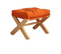 GeFSDOU Silla de maquillaje pequeña para sofá, mesa de té, reposapiés, cambiador de zapatos, taburete plegable para sala de estar, puerta