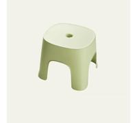 GeFSDOU Taburete de baño de plástico, antideslizante, colorido, para cambiar zapatos, apilable, con fila gruesa, para baño/sala de estar