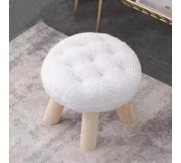 GeFSDOU Taburete de flores para cambiar zapatos, sofá, mesa de centro, bajo, pequeño, redondo, sala de estar, dormitorio