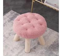 GeFSDOU Taburete de flores para cambiar zapatos, sofá, mesa de centro, bajo, pequeño, redondo, sala de estar, dormitorio