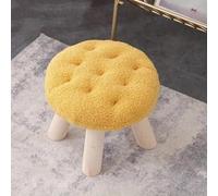 GeFSDOU Taburete de flores para cambiar zapatos, sofá, mesa de centro, bajo, pequeño, redondo, sala de estar, dormitorio