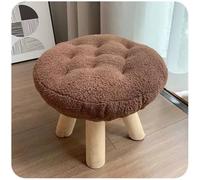 GeFSDOU Taburete de flores para cambiar zapatos, sofá, mesa de centro, bajo, pequeño, redondo, sala de estar, dormitorio