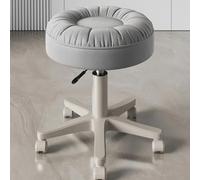 GeFSDOU Taburete de maquillaje ligero de lujo de alta gama para mujer, taburete moderno y simple, silla de salón de tamaño pequeño