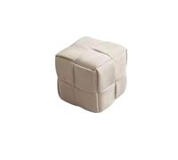 GeFSDOU Taburete de zapatos de puerta para el hogar, taburete pequeño, simple, creativo, taburete de dados para sala de estar, sofá, taburete con pedales.