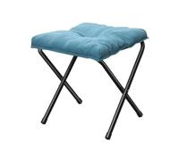 GeFSDOU Taburete plegable acolchado para silla perezosa, pequeño y plegable