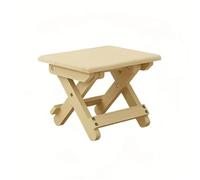 GeFSDOU Taburete plegable de madera dura versátil y duradero, ecológico, estilo clásico para pesca, uso en el hogar, compacto y portátil