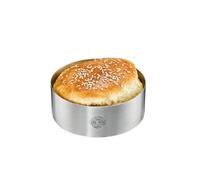 GEFU Anillo para hamburguesas BBQ 89361, plata