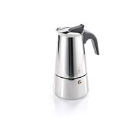GEFU Cafetera espresso original Emilio 16160, de acero inoxidable, para 6 tazas de café