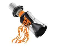 Gefu Cortador de Espirales Spirelli 2.0, Cortador de Vegetales, con Contenedor de Sobras, Acero Inoxidable, Plástico, 17 cm, 13780