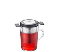 GEFU Filtro de té SAVORO - para té suelto, colador de té para preparar sin complicaciones, para taza de té, té, tetera, reutilizable, acero inoxidable