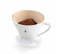 Gefu - ge16025 Filtro de café, cerámica, Blanco, 12 x 10 x 8,5 cm