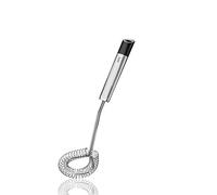 Gefu GF29208 Primeline - Batidor en espiral (acero inoxidable) | Batidor ergonómico con malla de alambre estable para salsas, apto para lavavajillas, con práctico ojal para colgar