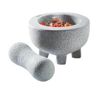 Gefu Mortero con Maja de Piedra Gris de la Marca Tamaño 10 x 10 x 6,5 cm. Código GE35310