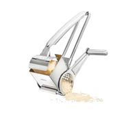 GEFU Queso - Rallador de queso con tambor de corte láser, para queso, nueces y chocolate, desmontable y apto para lavavajillas, manivela para diestros/zurdos