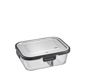 Gefu Recipiente térmico Milo, Rectangular, 1000 ml Frascos Comida, Vidrio de borosilicato, Multicolor, único