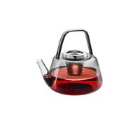 GEFU Tetera CHAVELLE 1,2 L - Vidrio de borosilicato con filtro de acero inoxidable, soplado artesanalmente, antigoteo, apto para lavavajillas