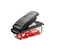 GEFU Treppo Cortador de dados y bastoncillos para frutas y verduras, patatas fritas, queso Feta e ingredientes de sopa