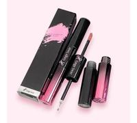 Gege Bear - Dual-Headed Lip Gloss - 6 Colors #04 Red Bean - 1.8g + 1.8ml